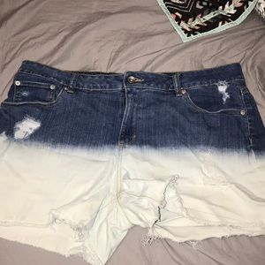 Blue Jean Shorts.